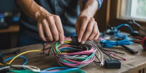 Cara merapikan kabel yang berantakan