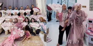 Cara Unik Ria Ricis Bagi THR ke Karyawan, Uang Dijadikan Buket