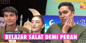 Cinta Brian Belajar Salat & Wudu Demi Perannya Sebagai Biru Di Ijabah Cinta