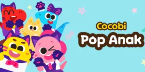 Coco dan Lobi Jadi Bintang Pop! Bernyanyi Bareng Dinosaurus di Serial Anak Cocobi di Vidio