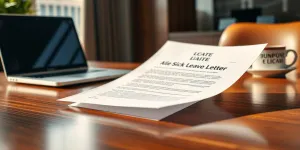 Contoh Surat Izin Kerja Karena Sakit