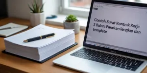 Contoh Surat Kontrak Kerja 3 Bulan: Panduan Lengkap dan Template