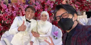 Datang ke Acara Tasyakuran Lesti Kejora dan Rizky Billar, Armand Maulana Nangis