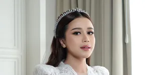 Detail Penampilan Brisia Jodie Saat Pemberkatan, Makeup Look Dreamy dan Bibir Ombre