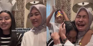 Detik-Detik Diarra Anak Alya Rohali Diterima di UI, sang Ibu Sampai Mules - Keduanya Histeris Lihat Pengumuman