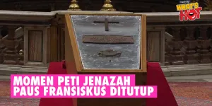 Detik-Detik Peti Jenazah Paus Fransiskus & Disegel Sebelum Pemakaman - Jokowi Sudah Tiba Di Roma