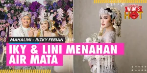 Detik-Detik Rizky Febian Menahan Haru Saat Melihat Mahalini Memasuki Venue Akad Nikah