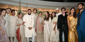 Di Tengah Ramai Kabar Cerai, Aishwarya Rai dan Abhishek Bachchan Kondangan Bareng