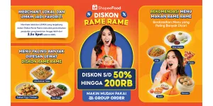 Diskon Rame Rame ShopeeFood Jadi Angin Segar, Merchant Lokal dan UMKM Tumbuh Lebih dari 3,5 Kali Sepanjang 2025