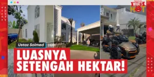 Ekspresi April Jasmine Disorot Ketika Ustaz Solmed Pamerkan Rumah Mewah Kepada Atta Halilintar