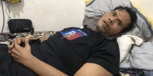 Fahmi Bo Lupakan Sakit Saat Dijenguk Komeng dan Rudi Sipit, Obat Paling Mujarab Dibawa Ketawa Aja