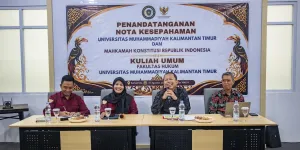 FH Universitas Muhammadiyah Kalimantan Timur Kerja Sama dengan Mahkamah Konstitusi RI, Luncurkan Pusat Studi KALOKA