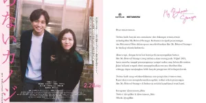 Film Jepang Terbaru MY BELOVED STRANGER Tunda Penayangan di Bioskop Indonesia, Begini Alasan Rapi Film