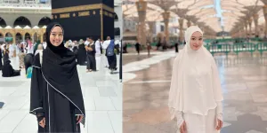 Foto-Foto Cantik Puteri Modiyanti Kenakan Hijab saat Tunaikan Umroh di Tanah Suci, Dibanjiri Pujian Warganet