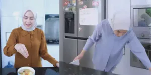 Foto-foto Dapur Rumah Nina Zatulini, Berdesain Minimalis dengan Nuansa Putih