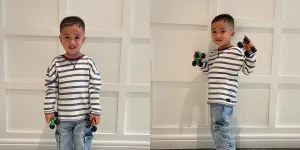 Gaya Outfit Rayyanza ala Skena yang Menggemaskan, Banjir Pujian Netizen