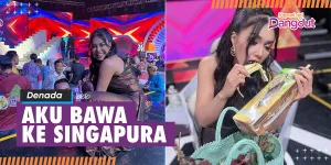 Girang dan Bersemangat, Denada Borong Oleh-oleh dari Pendukung Dangdut Academy 6