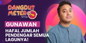 Gunawan Hampir Babat Habis Semua Pertanyaan di Dangdut Meter