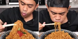 Hacks Mie Sedaap Goreng Telur Asin ala Tanboy Kun Bikin Ngiler, Bikinnya Super Gampang!