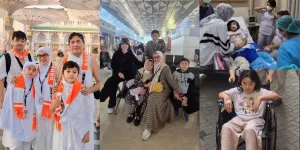 Hampir Batal Berangkat Umrah, 10 Potret Perjuangan Nini Carlina Sebelum ke Tanah Suci - Anak dan Orang Tua Sakit