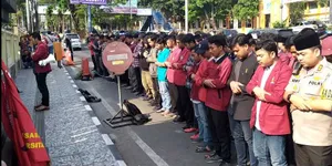 IMM dan PMII Malang Gelar Salat Gaib dan Tahlil Untuk Korban Demo