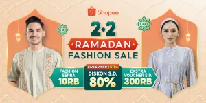 Inspirasi Fashion Ramadan, Shopee Hadirkan Kampanye 2.2 Ramadan Fashion Sale dengan Ragam Koleksi Fesyen Muslim Kekinian