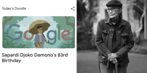 Sapardi Djoko Damono Jadi Goole Doodle, Berikut Puisi-Puisinya yang Legendaris