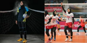 Jadi Top Scorer dan Pemain Penting, Megawati Amalkan Sholawat Selama Pertandingan Voli Berlangsung