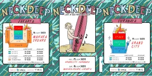 Jangan Sampai Terlewat! Neck Deep Siap Gelar Konser di Jakarta dan Surabaya -  Intip Harga Tiketnya, Yuk!