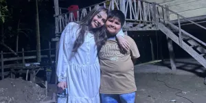 Karina Icha Syuting Film Horor, Terpukau Akting Rasya Anton Timbang