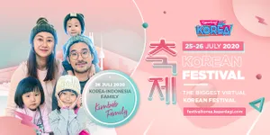 Kepoin Keseruan Keluarga Indonesia-Korea ala Kimbab Family di KapanLagi Korean Festival