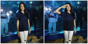 Kibarkan Merah Putih Dalam Air, Aurelie Moeremans Didukung Ello