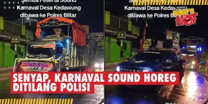 Lewat Tanpa Suara, Karnaval Sound Horeg Digiring ke Polresta Blitar
