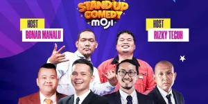 Liga Stand Up Comedy Moji Hadirkan Big Match Jakbar VS Bekasi