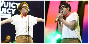 Lihat Penonton Pakai Baju Metal Nyanyi Lagu Lantas, Juicy Luicy: Respect Banget!