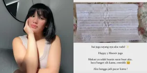 Lolly Anak Nikita Mirzani Rayakan 3 Bulan Pacaran, Unggah Surat Mesra yang Ditulis Pacar dari Penjara