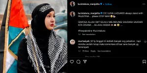 Lucinta Luna Edit Foto Pakai Jilbab dan Bendera Palestina, Netizen Tinggalkan Komentar Nyeneh