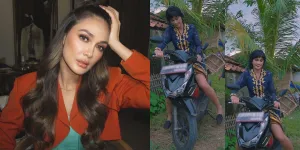Masih Berdandan ala Suzzanna, Begini Momen Luna Maya Kendarai Motor yang Aksinya Langsung Jadi Sorotan