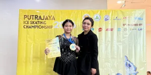 Michelle Odilia Ukir Prestasi di Putrajaya Ice Skating Championship 2026 Malaysia