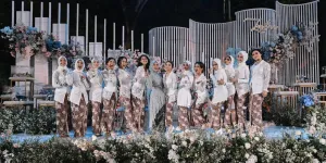 Model Baju Bridesmaid ala Artis Indonesia, Jajaran Pendamping Pernikahan Mahalini dan Rizky Febian Bak di Negeri Dongeng