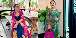 Model Outfit Mayangsari, Inspirasi Padu Padan Warna yang Cantik