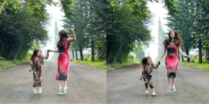 Momen Kebersamaan Aura Kasih dengan sang Anak Arabella, Sandal Jepit Putih-Biru Bikin Netizen Salfok