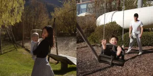 Momen Liburan Nikita Willy dan Keluarga, Lihat Kuda Poni Sampai Main Ayunan