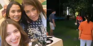 Nia Ramadani Takbiran di Rumah Saja, Main Kembang Api dan Siapkan Salat Ied Berjamaah