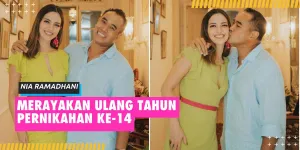 Nia Ramadhani Buat Video Anniversary Pernikahan Ke-14. Ardi Bakrie Sampai Menangis Terharu