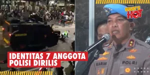 Ojol T3w4s Dilindas Rantis, 7 Identitas Anggota Polisi Terduga Pelaku Dirilis