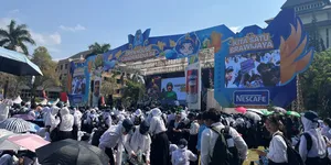 Open House Raja Brawijaya 2026 Ditutup Meriah, Coldiac dan Diskoria ft. Neida Bikin Maba Antusias