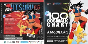 Otsu! Keseruan Utsuru Fest 8.5 Malang Dipadati Ratusan Cosplayer dan Penonton Meski Hujan Deras