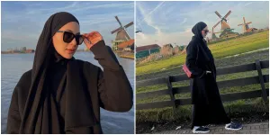 Outfit Hitam Paula Verhoeven di Belanda Banjir Pujian, Pesona Kalemnya Buat Kagum