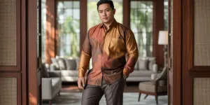 Outfit Lebaran Pria Badan Berisi yang Bikin Tampil Percaya Diri dan Proporsional